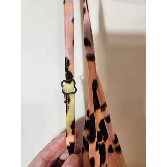 Bar III size Medium Women's Animal-Print Cover-up Maxi Dress - Picture 5 of 7